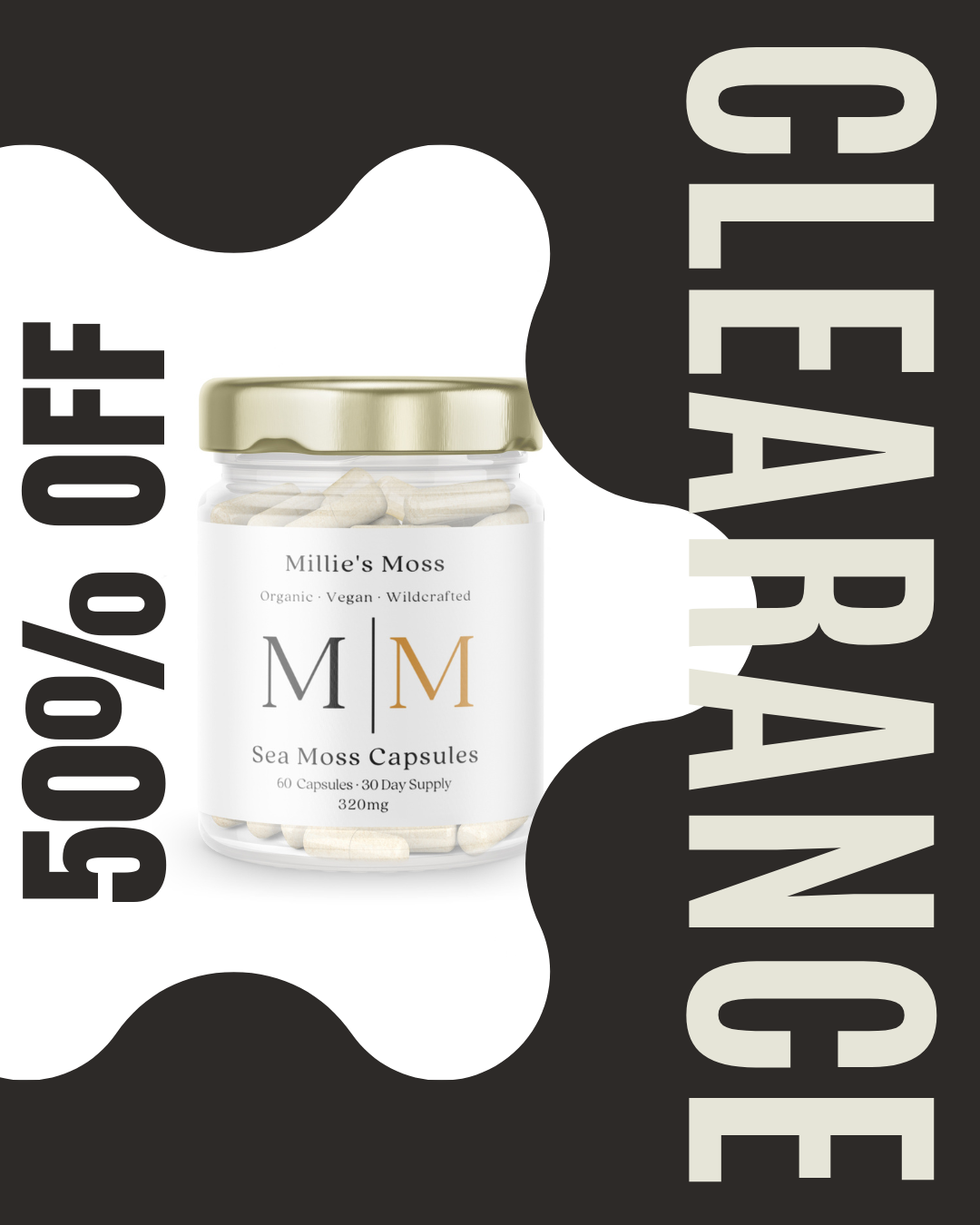 Golden Sea Moss Capsules Expire 01/01/2026