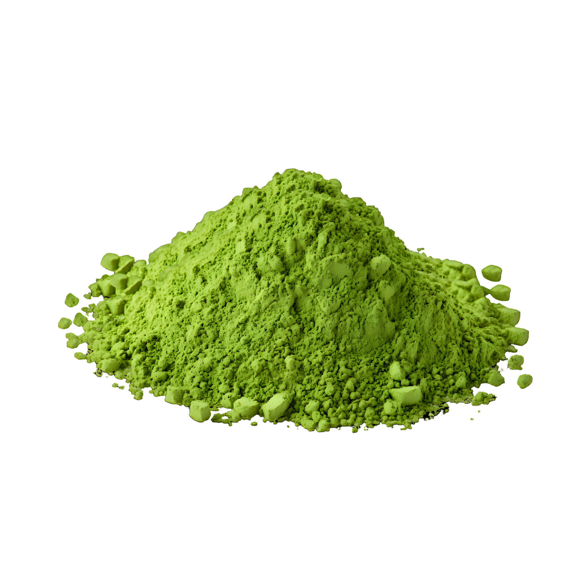 Bowl of vibrant green matcha powder, packed with antioxidants to boost metabolism, enhance focus, and support overall wellness.