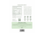 Back label for Millie’s Moss Apple Sea Moss Gummies showing nutrition information, directions and ingredients.