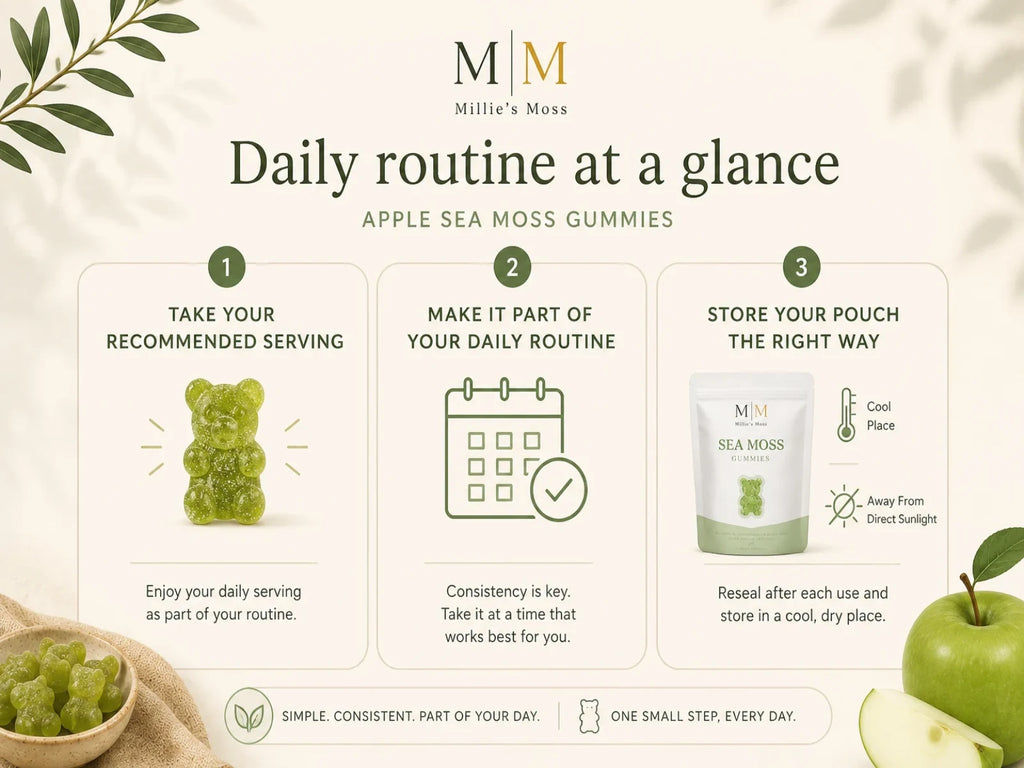 Millie's Moss Apple Sea Moss Gummies