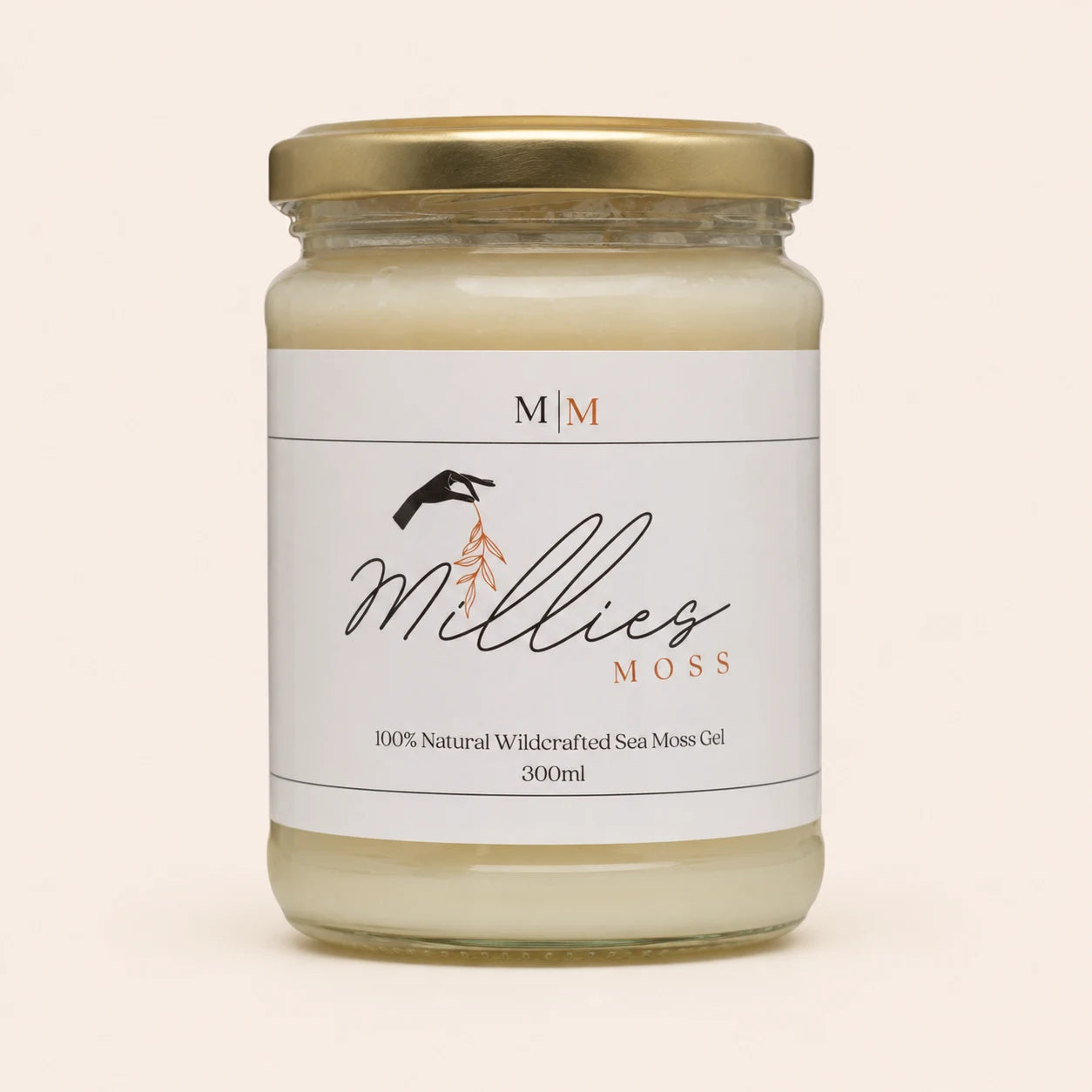 Millie’s Moss Black Seed Oil Infused Sea Moss Gel 300ml front packshot