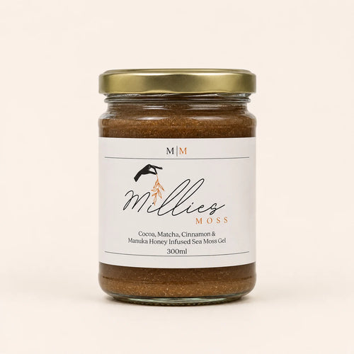 Millie's Moss Cocoa, Matcha, Cinnamon & Manuka Honey Infused Sea Moss Gel