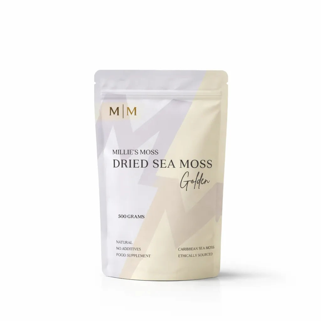 Millies Moss natural wildcrafted dried sea moss 500g pouch