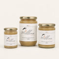 Millie’s Moss Manuka Honey Infused Sea Moss Gel in 300ml, 500ml and 720ml jar sizes.