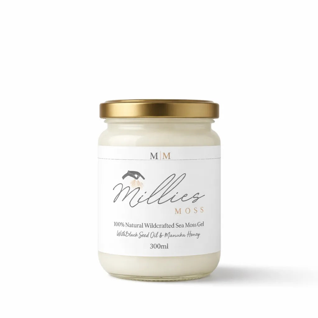 Millies Moss natural wildcrafted sea moss gel 300ml jar