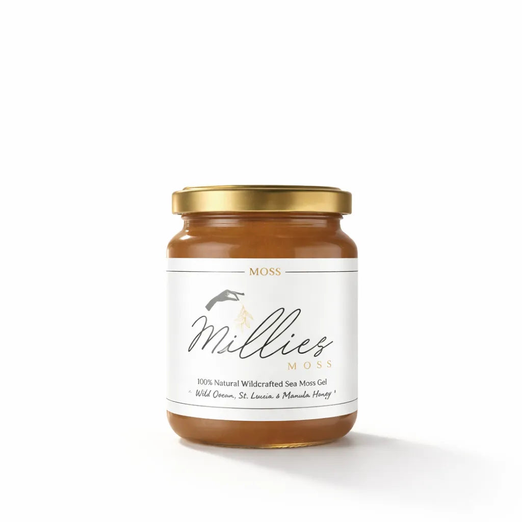 Millies Moss natural wildcrafted sea moss gel 300ml jar