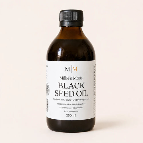Millie’s Moss High-Strength Black Seed Oil 250ml