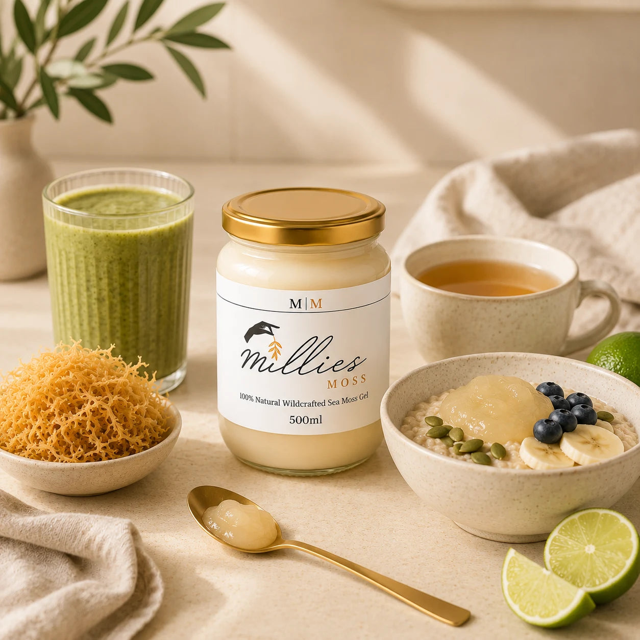 Millie's Moss Premium Golden Sea Moss Gel