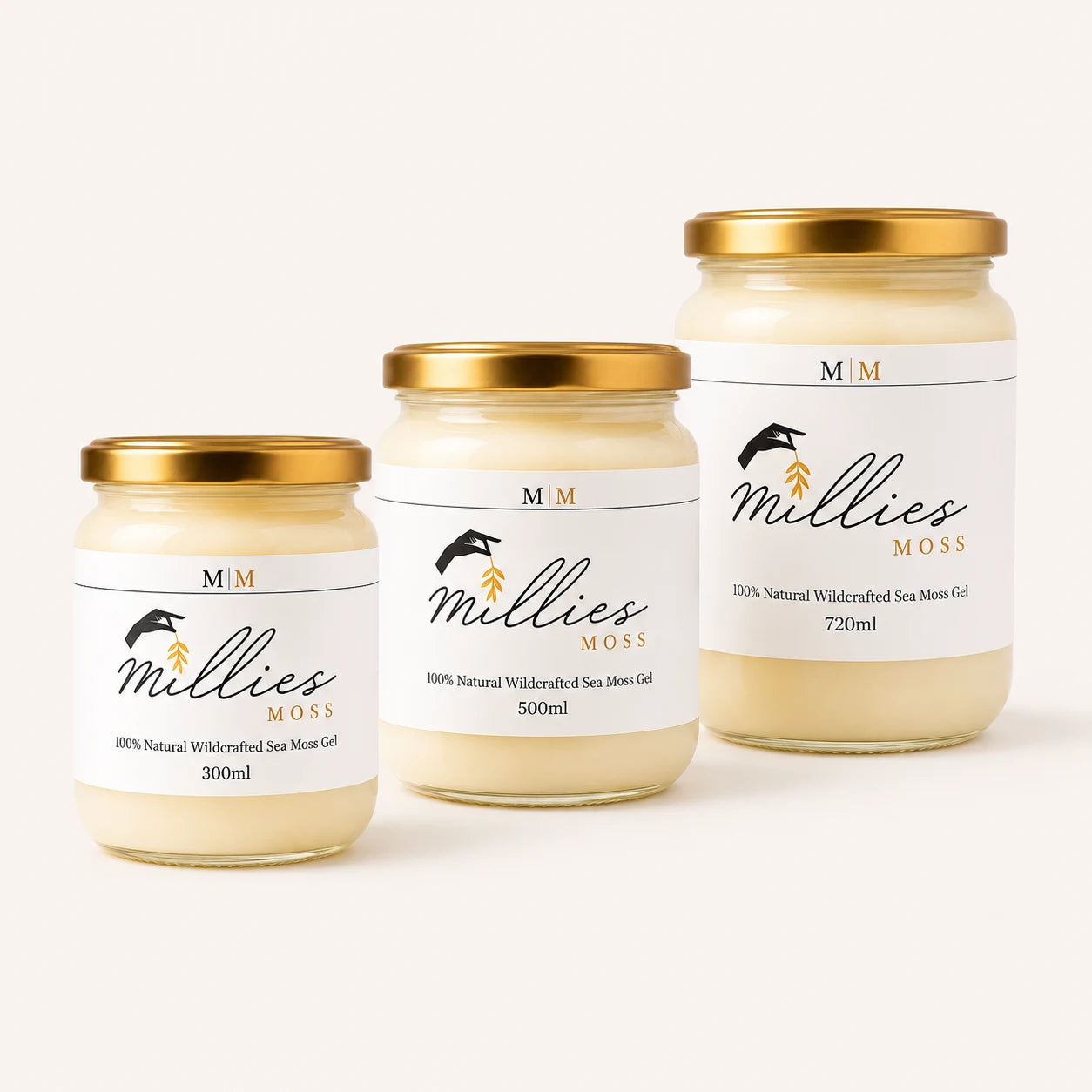 Millie's Moss Premium Golden Sea Moss Gel