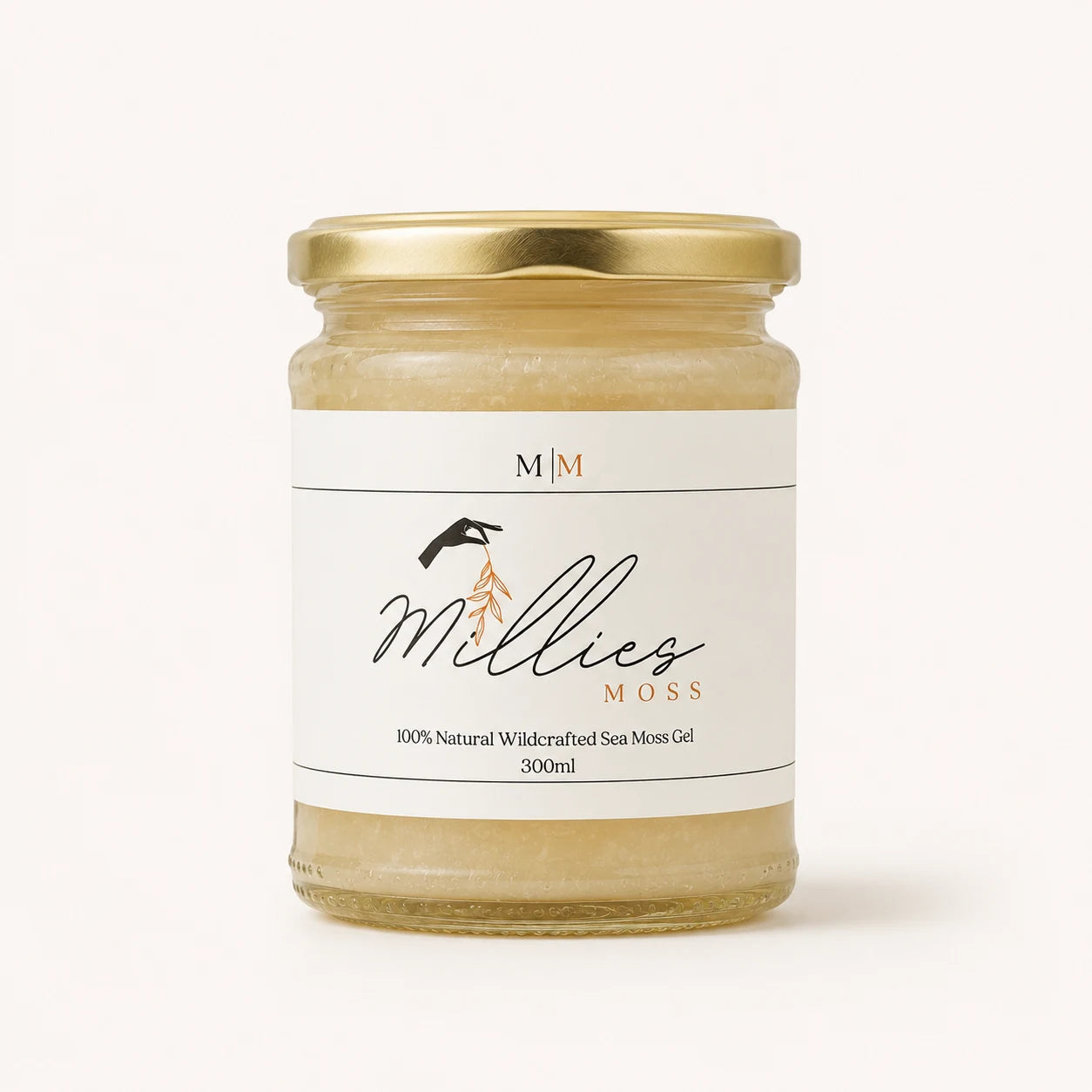 Millie’s Moss Premium Golden Sea Moss Gel 300ml jar