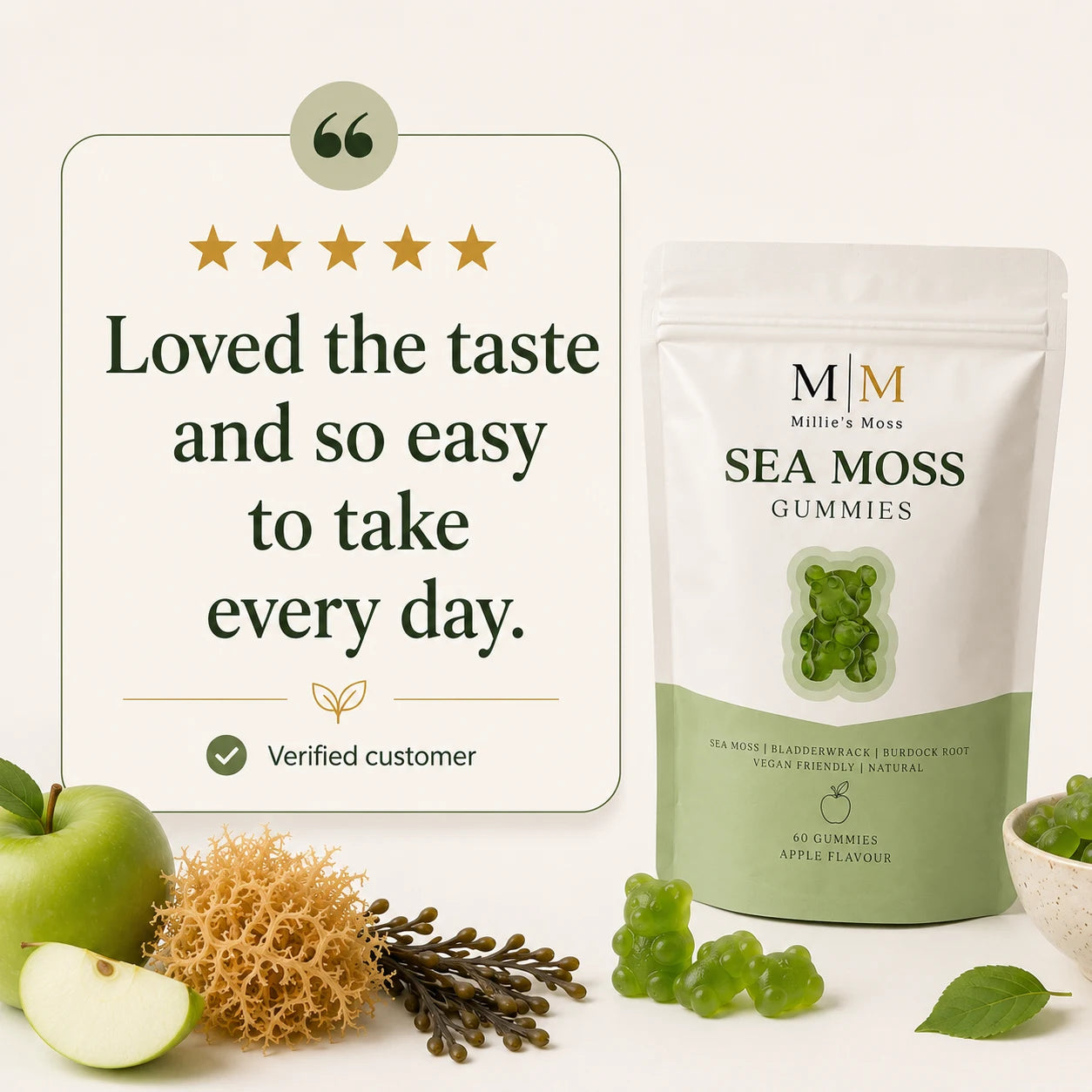 Millie's Moss Apple Sea Moss Gummies