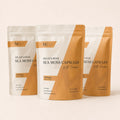 Millie’s Moss Sea Moss with Turmeric Capsules 3 pack bundle showing three pouches for a 3 month supply