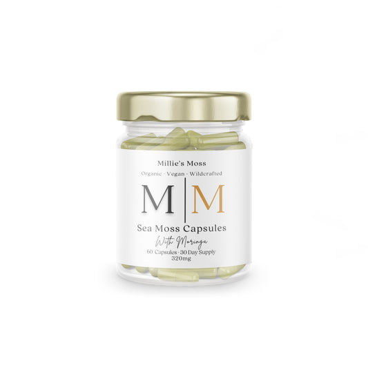 Sea Moss & Moringa Capsules - Millie's Moss