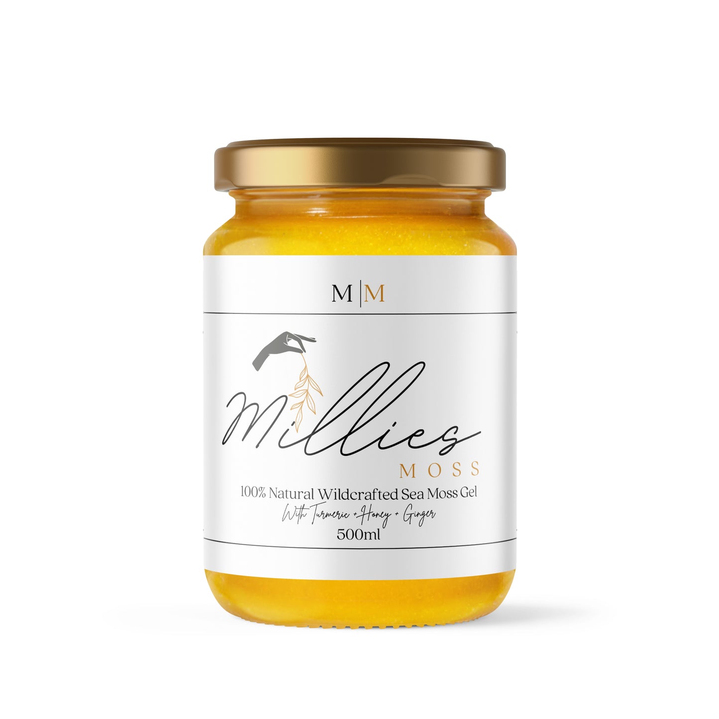 Sea Moss Gel Infused With Turmeric, Manuka Honey & Ginger - Millie's Moss